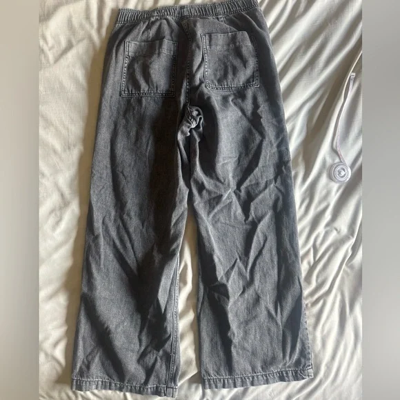 GAP Women's Black Washed Wide Leg Jeans Medium NWOT - Picture 8 of 11